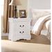 Bedroom Nightstand with 2 Drawers Storage