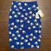 Lularoe Skirts | Lularoe Cassie Xs Minnie Mouse Skirt | Color: Blue/Yellow | Size: Xs