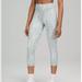 Lululemon Athletica Pants & Jumpsuits | Lululemon Swift Speed High-Rise Crop 21" - Reverberate Chevron Jacquard Silver | Color: Silver | Size: 4