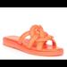 Coach Shoes | Coach Leather Slide | Color: Orange | Size: 10