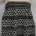 Jessica Simpson Skirts | Black & White Knit Skirt From Jessica Simpson, Size L | Color: Black/White | Size: L