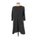 Zara TRF Casual Dress - Mini: Black Print Dresses - Women's Size Small