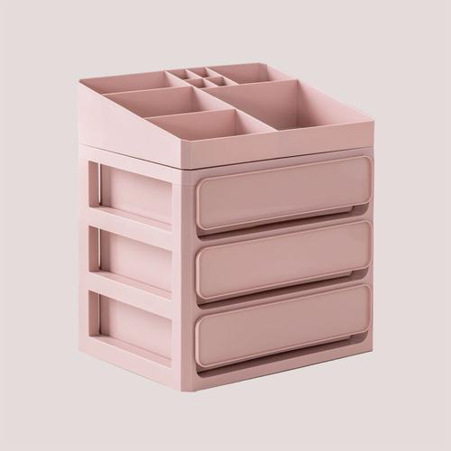 Make-up-Organizer mit Schubladen Rachels Hellrosa - Sklum