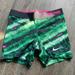 Nike Shorts | Nike Pro Spandex Shorts- Green, Black & Pink- Size Us Xs | Color: Black/Green | Size: Xs
