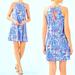 Lilly Pulitzer Dresses | Lilly Pulitzer Margot Dress In Whisper Blue Yeah Buoy Print Sz S Nwt | Color: Blue | Size: S