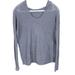 Anthropologie Sweaters | 4/$25 Pure+Good Anthropologie M Open Knit Kanga Pocket Hooded Pullover Sweater | Color: Blue/Gray | Size: M