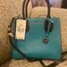 Michael Kors Bags | Brand New With Tags Michael Kors Mercer Bag In Teal White And Black. | Color: Black/Blue | Size: Os