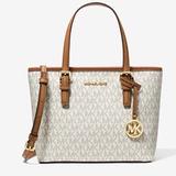 Michael Kors Bags | Michael Kors Jet Set Travel Extra-Small Logo Top-Zip Tote Bag- Brand New! | Color: Gold | Size: Os