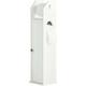 Support Papier Toilette Armoir Porte-papier Toilettes Porte Brosse wc en Bois - Blanc FRG135-W Sobuy