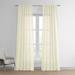 Exclusive Fabrics Signature French Linen Sheer Curtain (1 Panel)