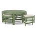 Braxton Culler Raffles Wicker/Rattan 4 Legs Coffee Table Rattan/Wicker in Green/Yellow | 18 H x 42 W x 42 D in | Wayfair 955-055/0120-81/CELERY