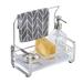 Umber Rea Stainless Steel Sink Caddy Stainless Steel in Gray | 7.87 H x 6.69 W x 4.33 D in | Wayfair 03DQY7454MYLM6QG9E8O