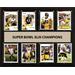 Pittsburgh Steelers Super Bowl XLIII Champions 12'' x 15'' Team Plaque