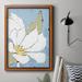 Red Barrel Studio® White Tulip Triptych III Premium Framed Canvas- Ready To Hang Canvas, in Blue/Green/White | 27 H x 18 W x 2.5 D in | Wayfair