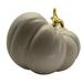 The Holiday Aisle® Cream Pumpkin Ceramic in White/Brown | 7.5 H x 6 W x 6 D in | Wayfair 36ED723B24B347AFB31485115D36BA8B