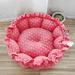 Tucker Murphy Pet™ Bryent Doughnut Dog Bed Cotton in Red | 4 H x 23.6 W x 23.6 D in | Wayfair 8C6ED485699B49249A962B7574B1FEB2