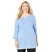 Plus Size Women's Liz&Me® Duet Top by Liz&Me in French Blue (Size 0X)