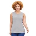 Plus Size Women's Liz&Me® Classic Shell by Liz&Me in Medium Heather Grey (Size 1X)