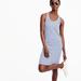 J. Crew Dresses | J Crew Striped Racer Back Tank Dress - Size Small | Color: Blue/White | Size: S