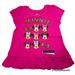 Disney Shirts & Tops | Nwot Disney Minnie Screen Print Fuchsia Fashion Tee Size 3t | Color: Pink | Size: 3tg