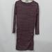 Athleta Dresses | Athleta Modal Midi Dress | Color: Purple/White | Size: M