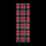 Gucci Accessories | Gucci Vintage Logo Wool Check Scarf | Color: Blue/Red | Size: 35x200
