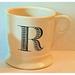 Anthropologie Dining | Anthropology Letter R Initial Monogram Coffee Tea Mug White Black | Color: Black/White | Size: Os