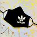 Adidas Accessories | Adidas Drip Face Mask | Color: Black | Size: Os