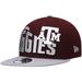 Men's New Era Maroon Texas A&M Aggies Two-Tone Vintage Wave 9FIFTY Snapback Hat