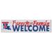 Louisiana Tech Bulldogs 10'' x 40'' Friends & Family Welcome Sign