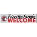 University of Tampa Spartans 10'' x 40'' Friends & Family Welcome Sign