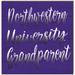 Northwestern Wildcats 10'' x Grandparent Plaque