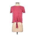 J.Crew Short Sleeve Top Pink Crew Neck Tops - Women's Size X-Small