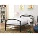 Westhampton Twin Metal Bed by Zoomie Kids Metal in Black | 32.25 H x 42.25 W x 78.25 D in | Wayfair B4607602E66D4658A2C94D3471FB423F