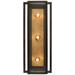 Visual Comfort Signature Collection Ian K. Fowler Halle 18 Inch 3 Light LED Bath Vanity Light - S 2202BZ/HAB-CG