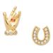 Kate Spade Jewelry | Kate Spade Winning Pair Love You Earrings | Color: Gold/Red | Size: Os