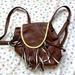 Urban Outfitters Bags | Brown Leather Mini Backpack | Color: Brown/Gold | Size: Os