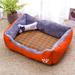 Tucker Murphy Pet™ Dog Bed Pet Kennel 5523A58396E34411B49C1B9AC912C825 Cotton in Orange | 6 H x 20 W x 16 D in | Wayfair