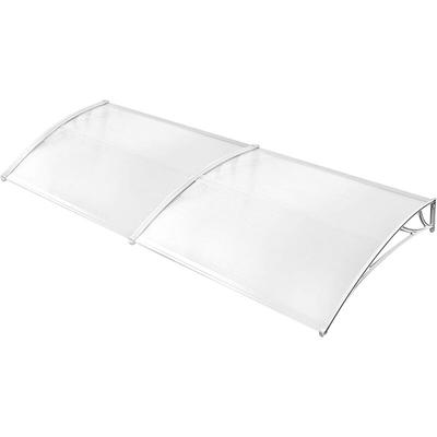 Uisebrt - Vordach für Haustür 300 x 100 cm - Überdachung Haustürvordach Polycarbonat Image