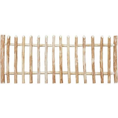 Lattenzaun Haselnuss 60 x 150 cm Staketenzaun Latten Natur Garten Holz Zaun