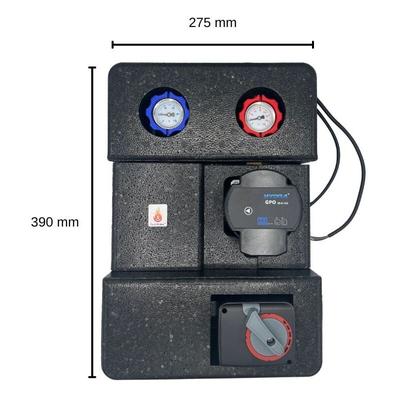 Pumpengruppe Heizkreisset gpo s DN25 3 Wege Mischer Heizung Heizkreis Pumpenstation Image