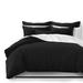 Braxton Black Duvet Cover and Pillow Sham(s) Set