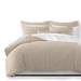 Classic Waffle Natural Duvet Cover and Pillow Sham(s) Set