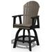 Poly Lumber Adirondack Swivel Bar Chair