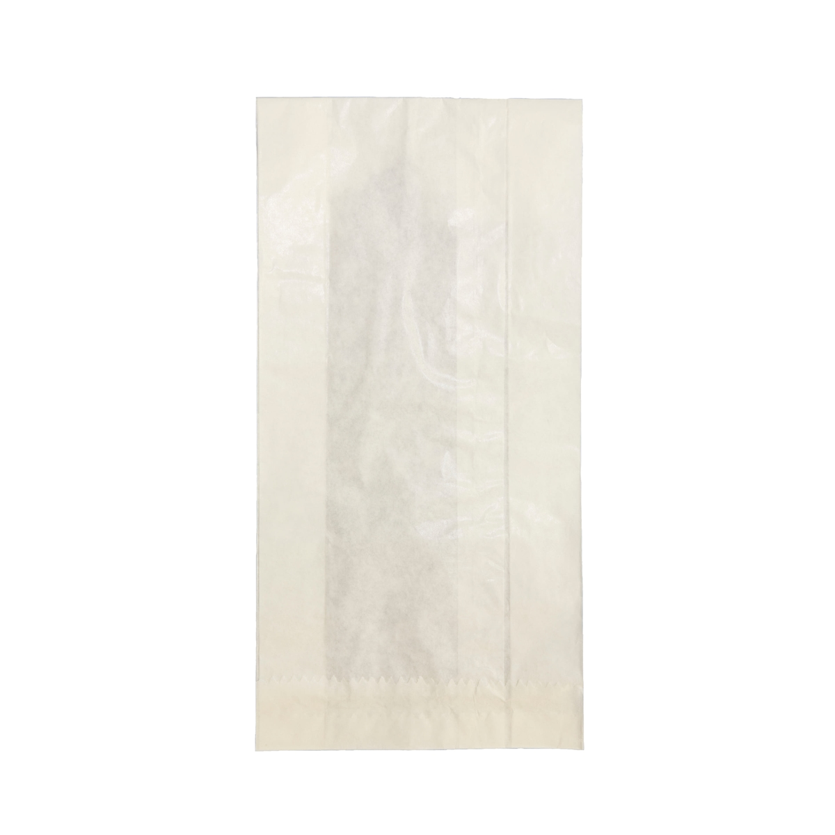 1000x Bäckerfaltenbeutel 140 + 60 x 320 mm 1,75 kg weiß (423) Image