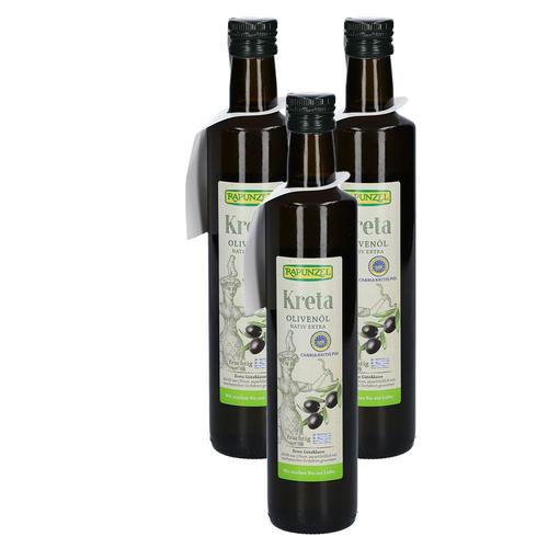 3x Rapunzel Bio Olivenöl Kreta P.g.i., nativ extra 3x500 ml Öl