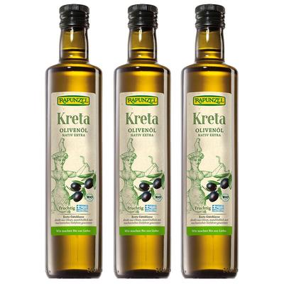 3x Rapunzel Bio Olivenöl Kreta P.g.i., nativ extra 3x500 ml Öl Image