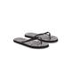 Plus Size Women's Flip Flops by Swimsuits For All in Black White Jungle (Size 9 M)