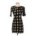 Sugarhill Boutique Casual Dress: Black Jacquard Dresses - Women's Size X-Small