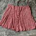American Eagle Outfitters Skirts | American Eagle Floral Mini Skirt | Color: Red/White | Size: 4